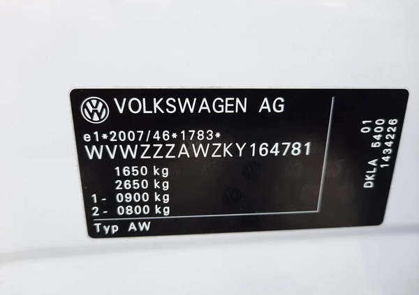 Volkswagen Polo cena 59900 przebieg: 92992, rok produkcji 2019 z Ślesin małe 781